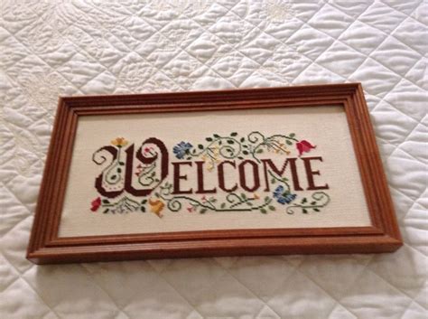 welcome counted cross stitch patterns|unusual counted cross stitch patterns.